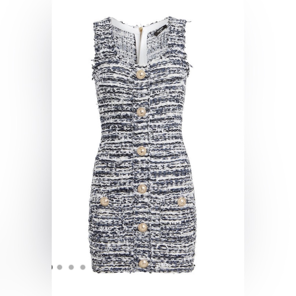 Balmain Boucle Dress, New with tags